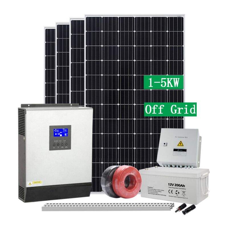 Atacado 3KW 5KW 10kw sistema de energia solar fora da rede para casa