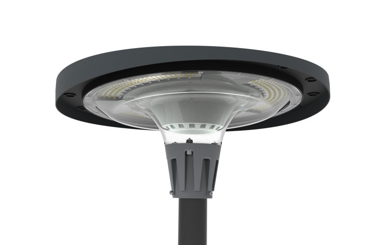 Fournisseur de lumière de jardin à énergie solaire mené par UFO imperméable extérieur RVB