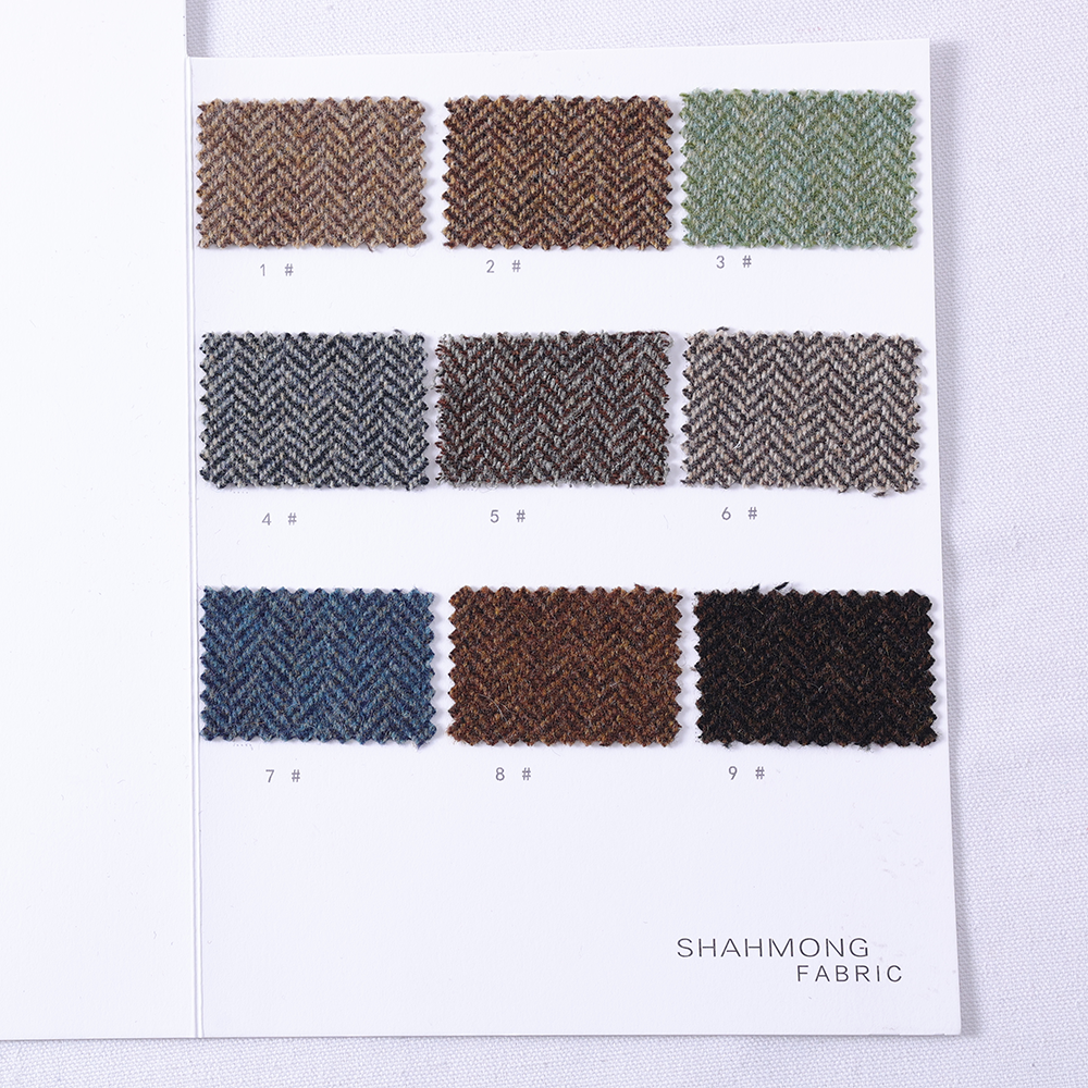 High Quality Yarn Dyed Woven Wool Fabric Factory Stock Worsted 100% Wool Fabric for Men Suit details