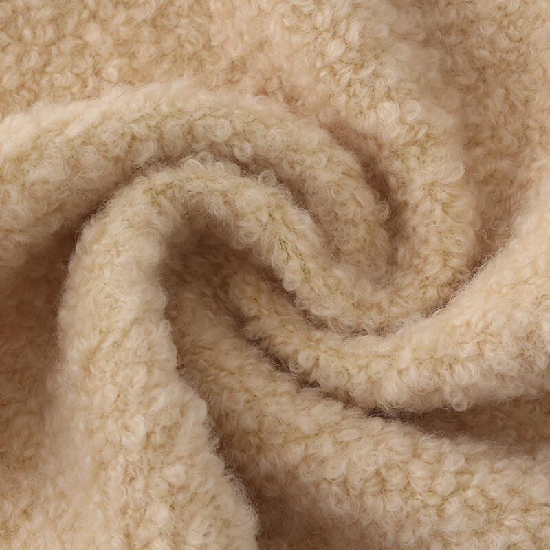 Wholesale woven blend woolen fabric 65 wool and 35 polyester fabric for autumn and winter coat factory
