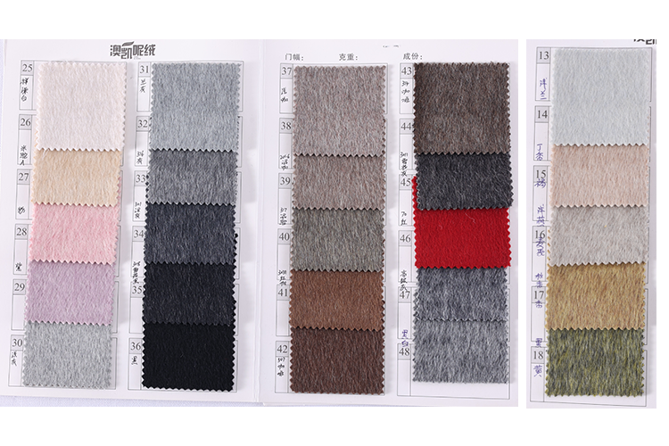 Double-sided woolen fabric heavyweight winter coat men suit made 100%wool fabric supplier