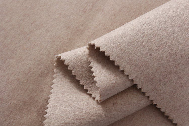 Factory Direct Sale Very Heavyweight Thick Wool Silk Cashmere Fabric for Autumn and winter coat manufacture