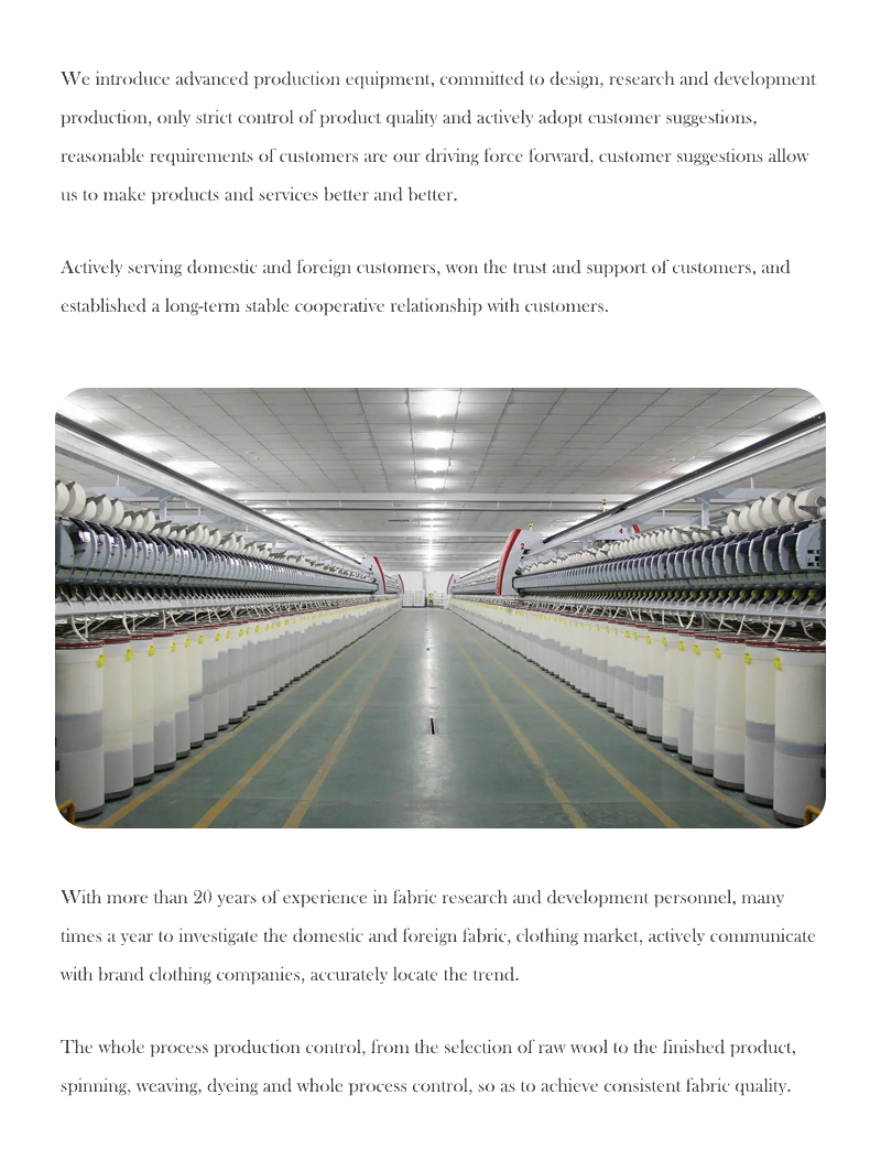 Factory Direct Sale Very Heavyweight Thick Wool Silk Cashmere Fabric for Autumn and winter coat manufacture