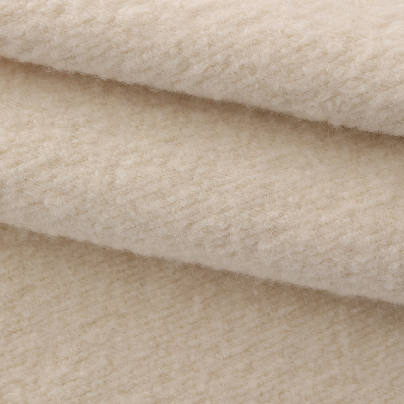 Autumn and winter overcoat woolen fabric heavyweight plain dyed knitted 100 wool felt fabric wholesale supplier