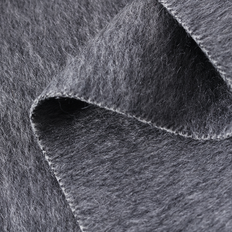 Double-sided woolen fabric heavyweight winter coat men suit made 100%wool fabric details