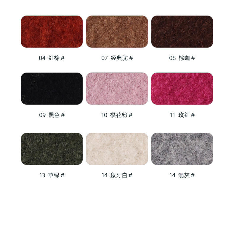 Autumn and winter overcoat woolen fabric heavyweight plain dyed knitted 100 wool felt fabric wholesale factory