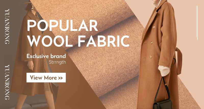 Factory Direct Sale Very Heavyweight Thick Wool Silk Cashmere Fabric for Autumn and winter coat details