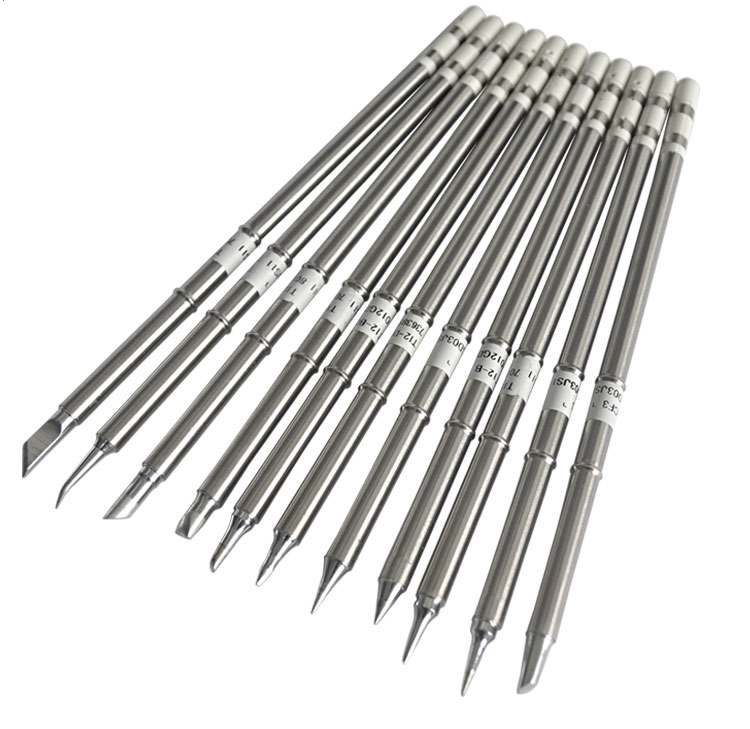 Electronics soldering application T12 series soldering iron tip a set of 10pcs