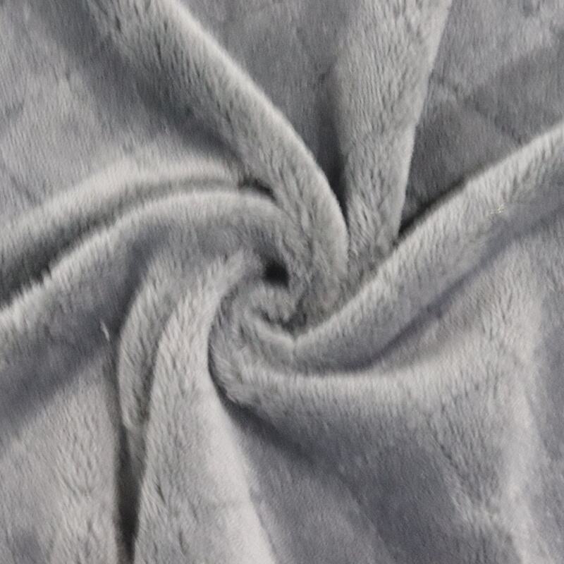 Plain Jacquard Flannel Fabric factory