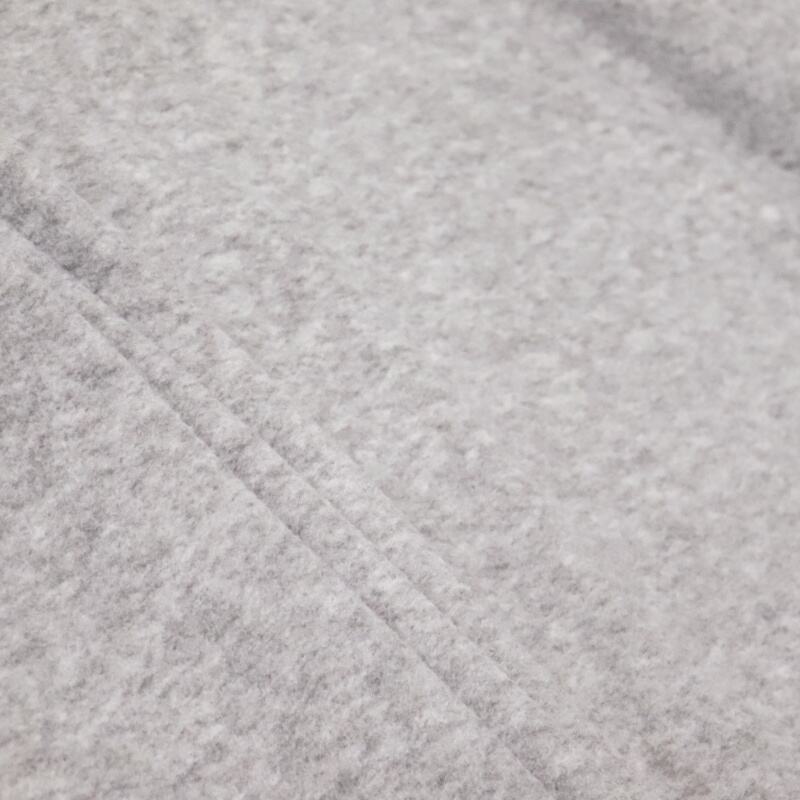 Heather Grey Yarn Dye Polar Fleece Blanket supplier