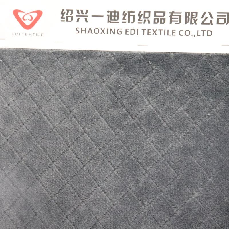 Plain Jacquard Flannel Fabric factory