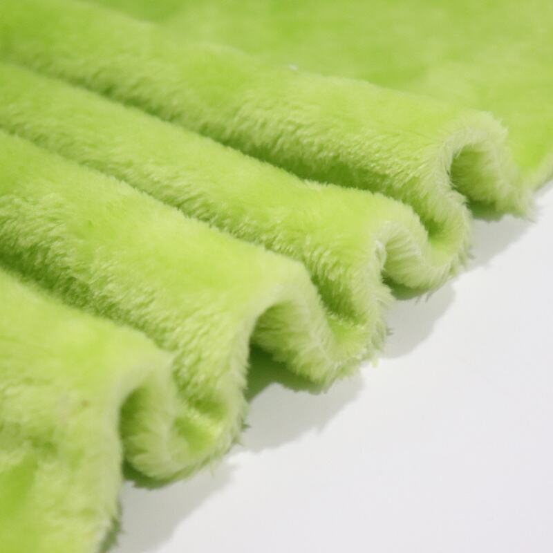 Green Gradient Flannel Fabric manufacture