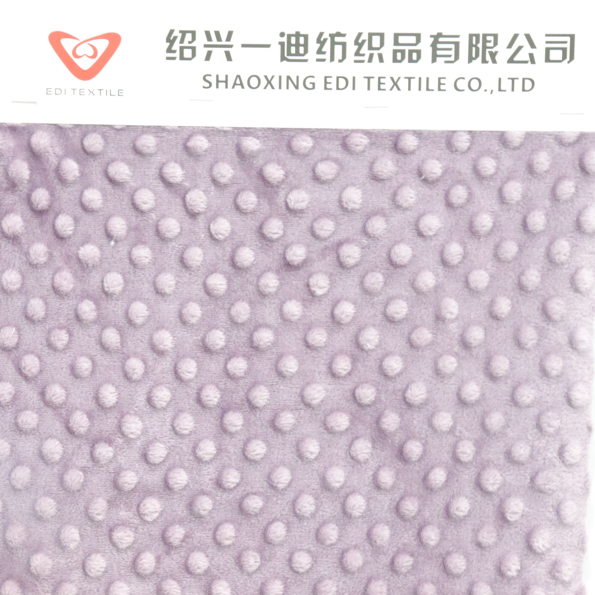 Purple Bubble Pressure Flannel Fabric supplier