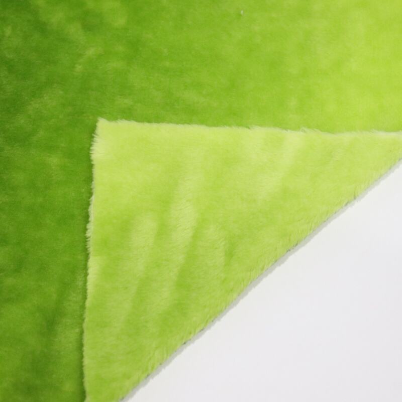 Green Gradient Flannel Fabric factory