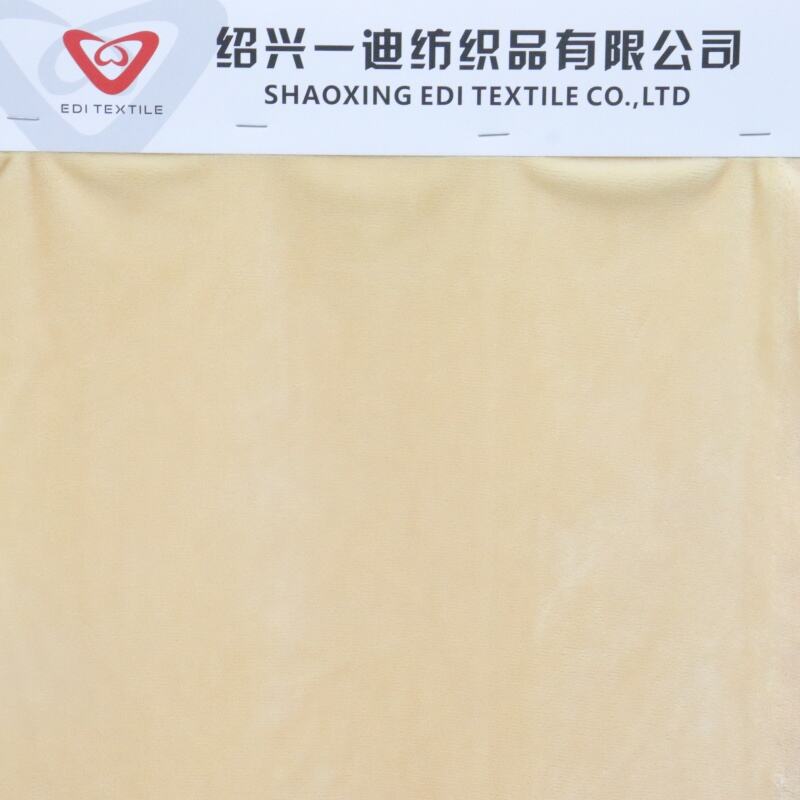 Color Dye Crystal Velvet Fabric supplier