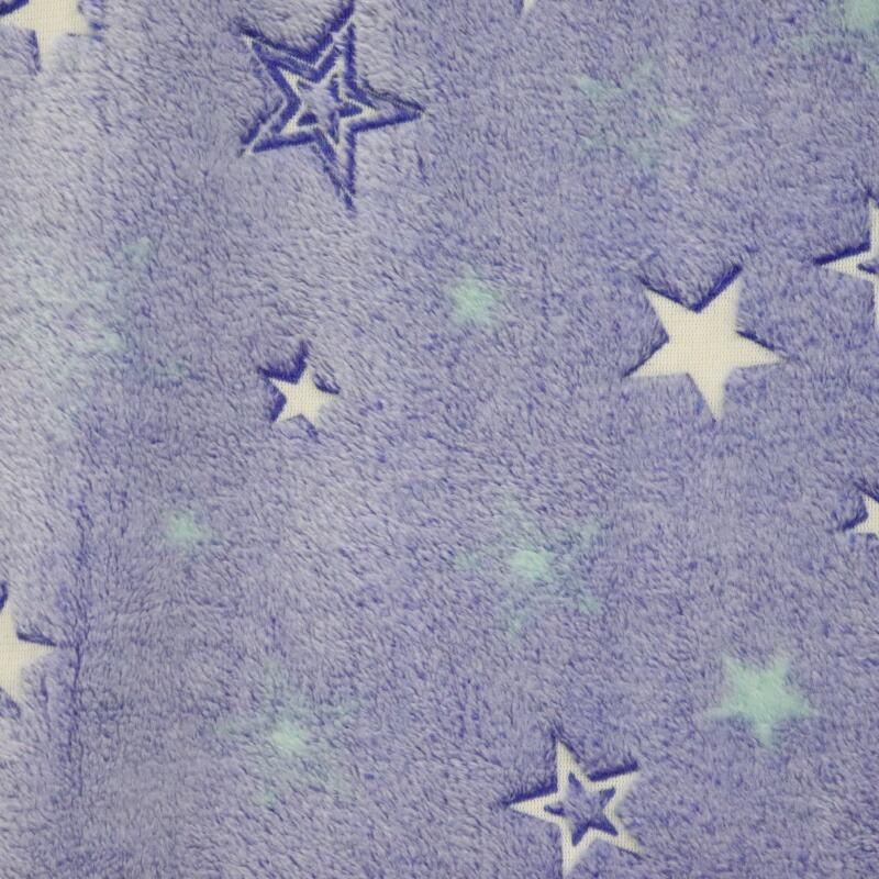 Star Glow In The Dark Flannel Fabric supplier