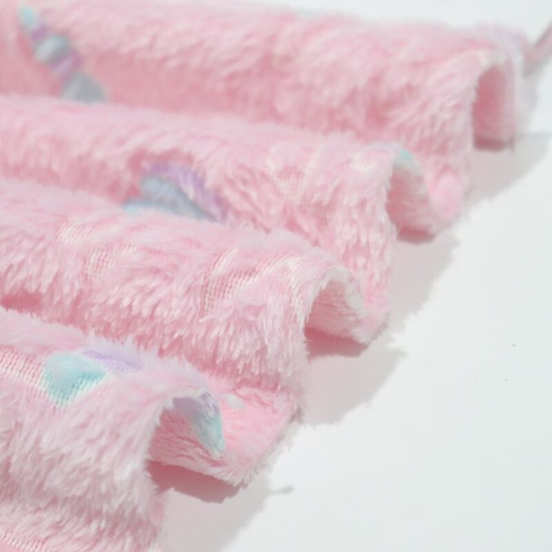 Lovely Unicorn Glow In The Dark Flannel Fabric factory