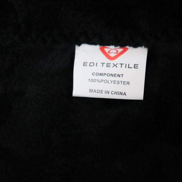 Stay warm and comfortable with a lightweight polyester fleece blanke