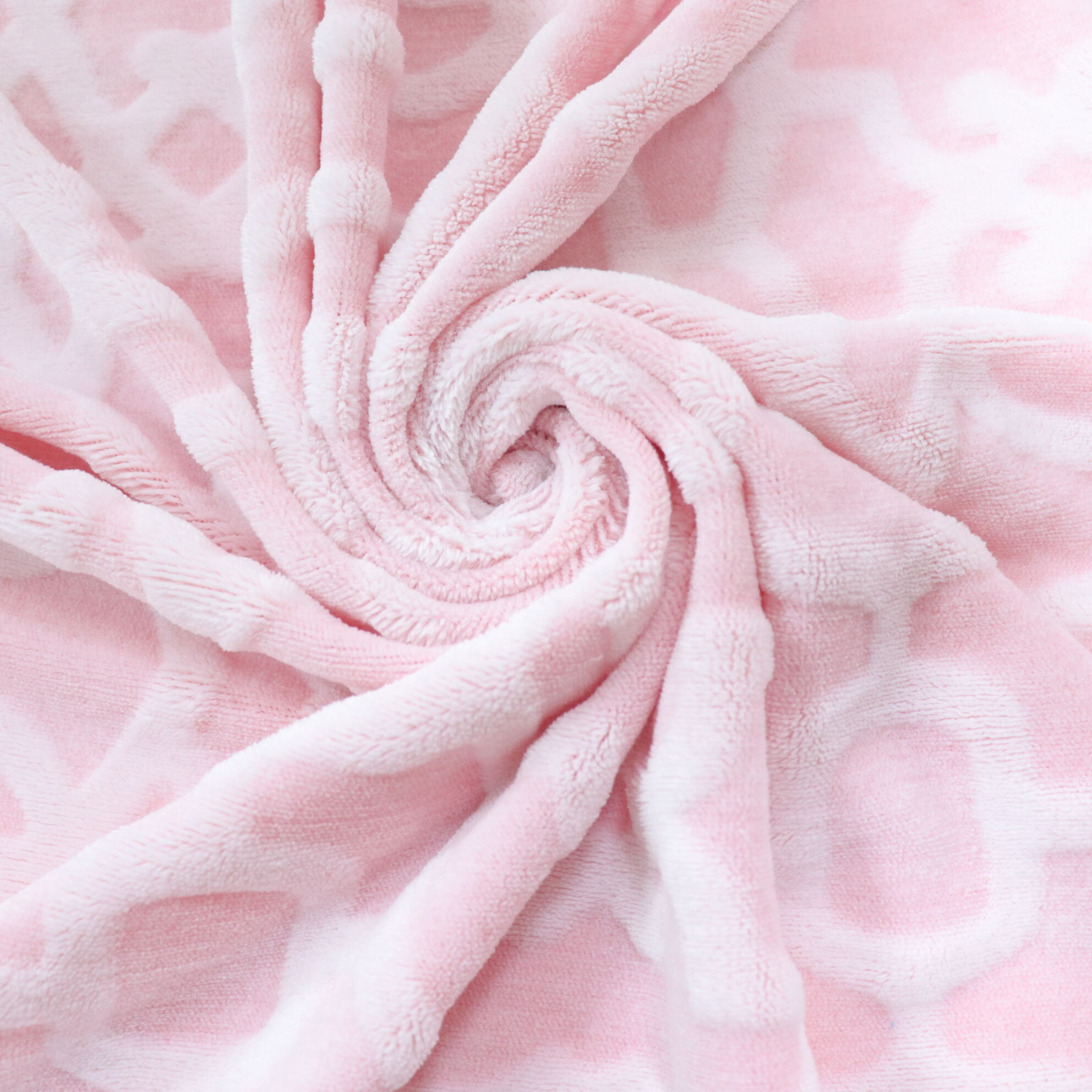 Light Pink Mattress Ticking Polyester Elastane Knitwear Fabric 100% Polyester Cut Flannel Fabric factory