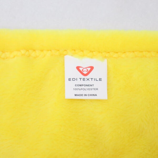 Accessorize with a yellow fleece scarf