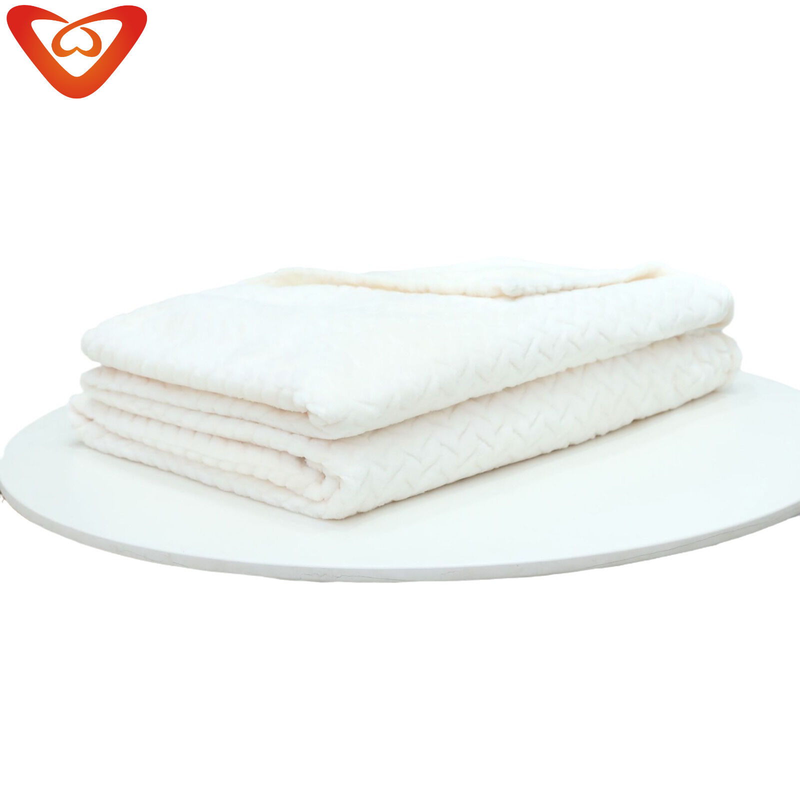 Recommend Knitted 100% Polyester Smooth Flannel Jacquard Blanket Not Easy To Pilling manufacture