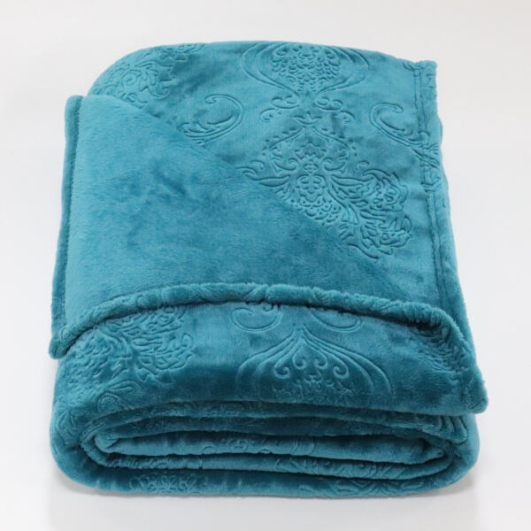 Get the ultimate comfort with our luxurious blue fluffy blanket.