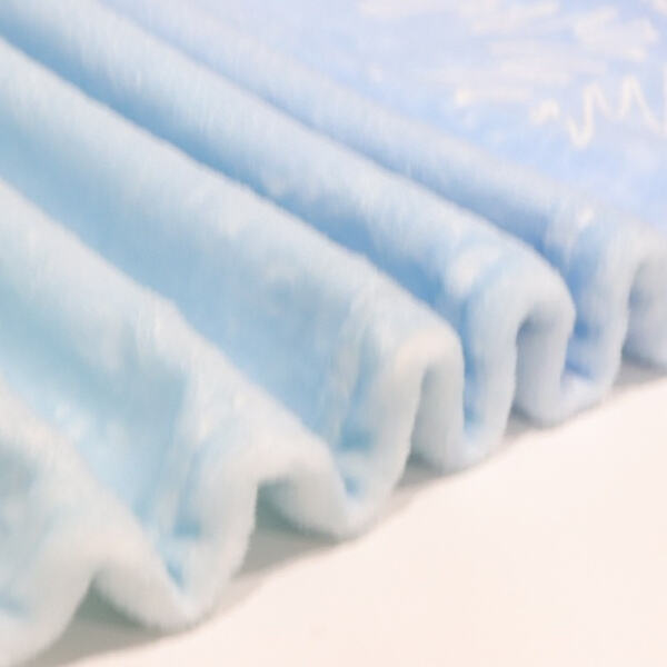 Experience ultimate relaxation with a plush blue soft blanket