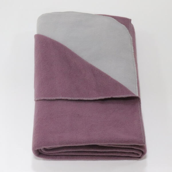 Chic Refuge: Layering Up with the Purple Soft Blanket