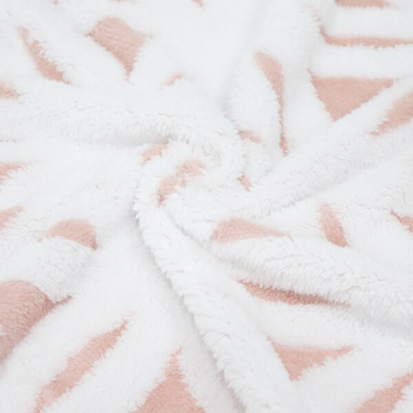Experience the softness of a sherpa Christmas blanket in every room