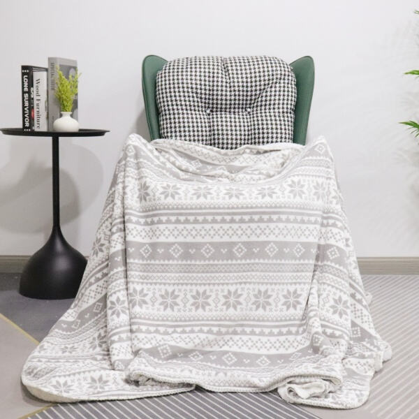 Wrap yourself in holiday cheer with our Christmas Sherpa Blanket!
