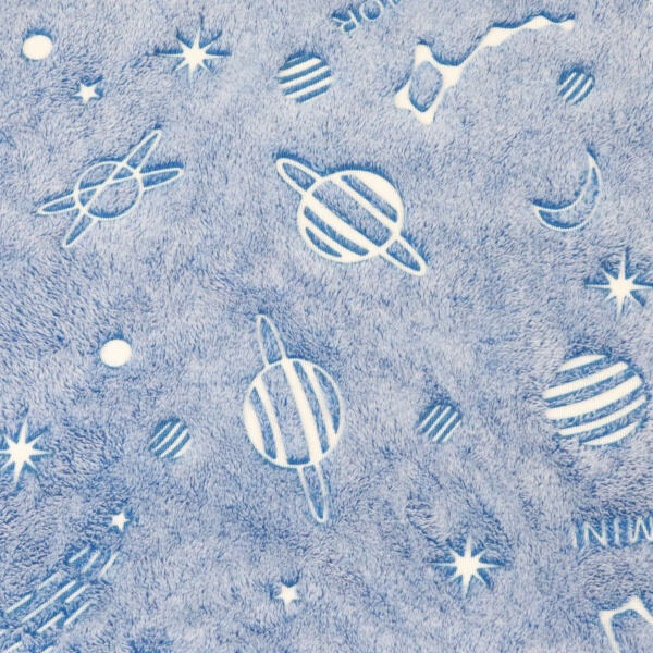 Wrap yourself in comfort with our bluey fleece blanke