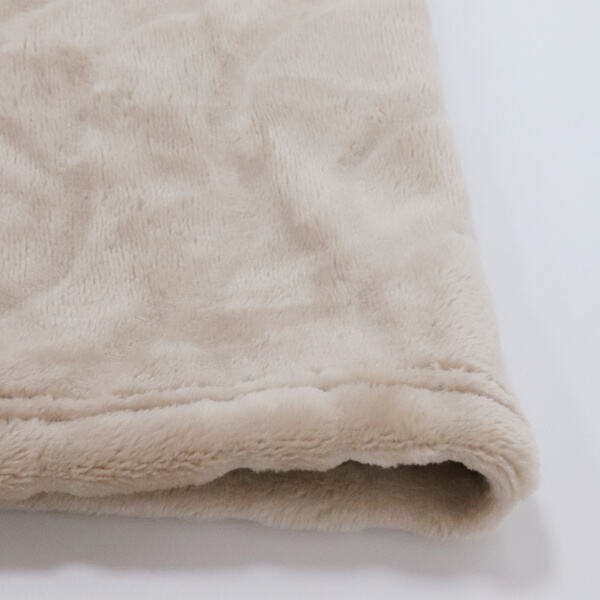 Add warmth and style to any space with a chic brown fleece throw blanke