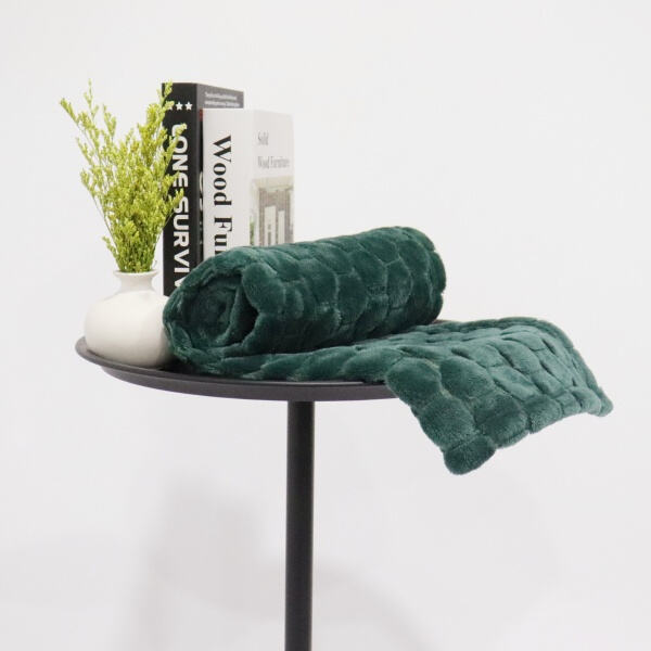 Enjoy the Softness of a Custom Made Throw Blanket.ease
