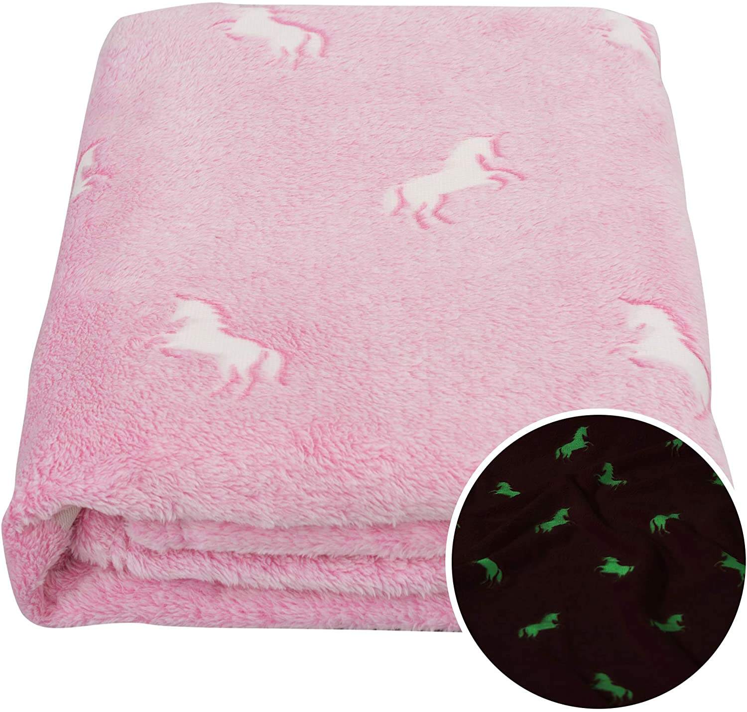 Hot Sell Glow In The Dark Blanket Stars Patterns Throw Flannel Sofa Bed Luminous Blanket manufacture