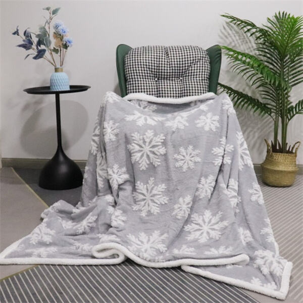 Snuggle in style with a luxurious fleece blanke