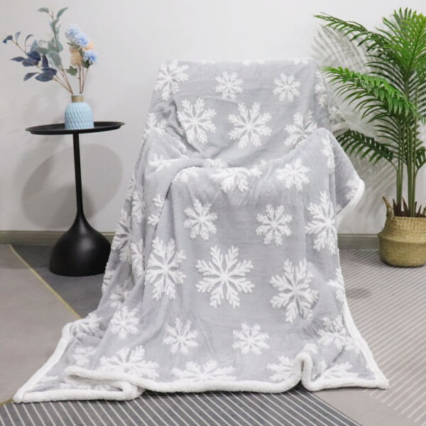 Experience ultimate comfort with a fluffy fleece throw