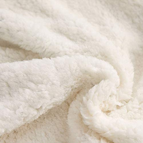 Thick 100% Polyester Knit Faux Fleece Sherpa Fabric details