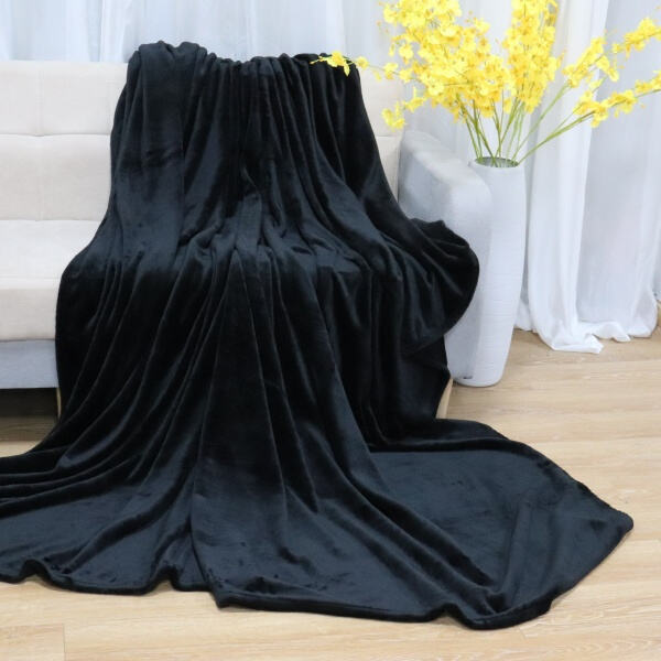 Upgrade your bedding with a stylish and functional polyester fleece blanke