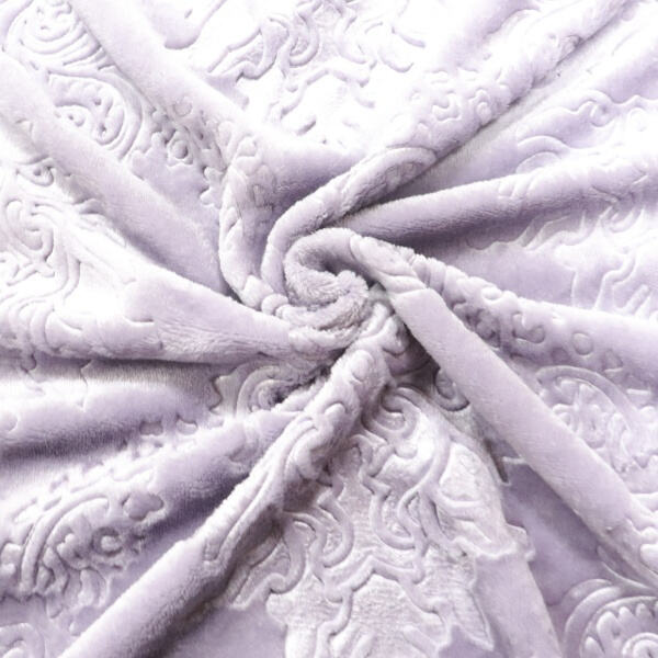 A fleece throw