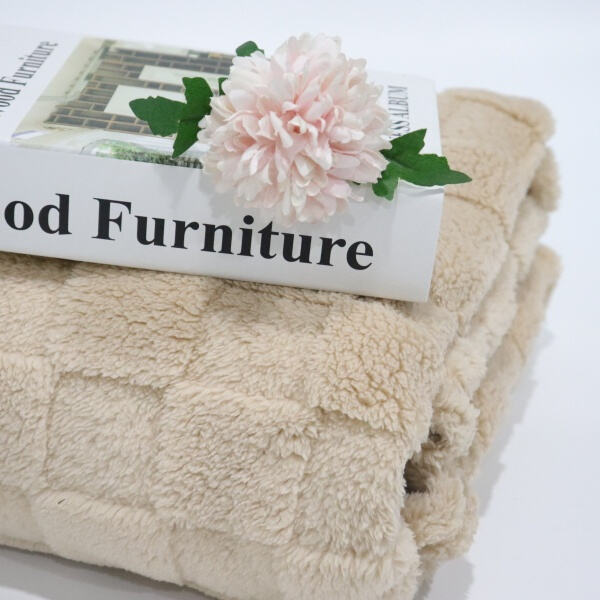 Snuggle in style with a big, fluffy blanket.