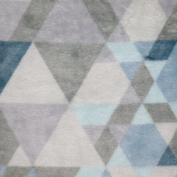Blue fleece fabric
