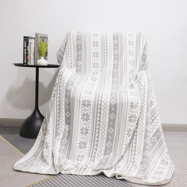 Elevate your decor with trendy and comfy fleece throws for sofas.