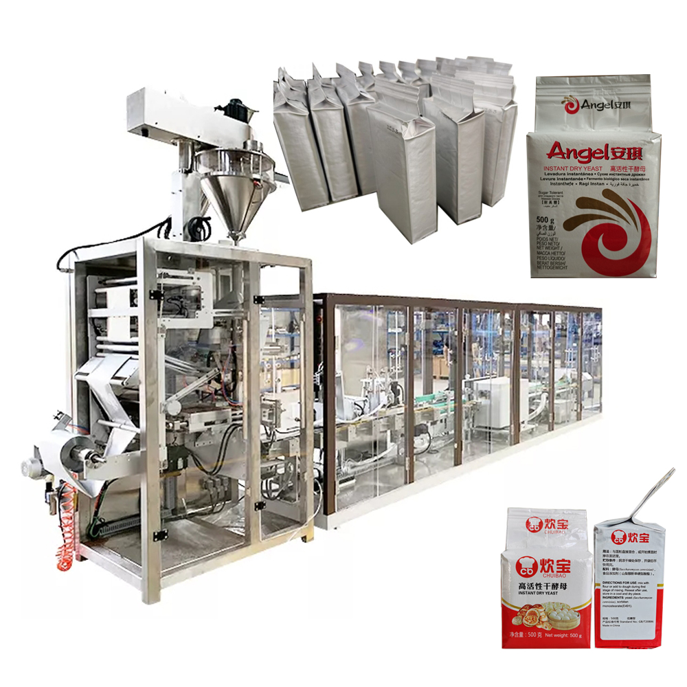 XFL-V Fully automatic brick shape bag powder and granule vacuum VFFS packaging machine