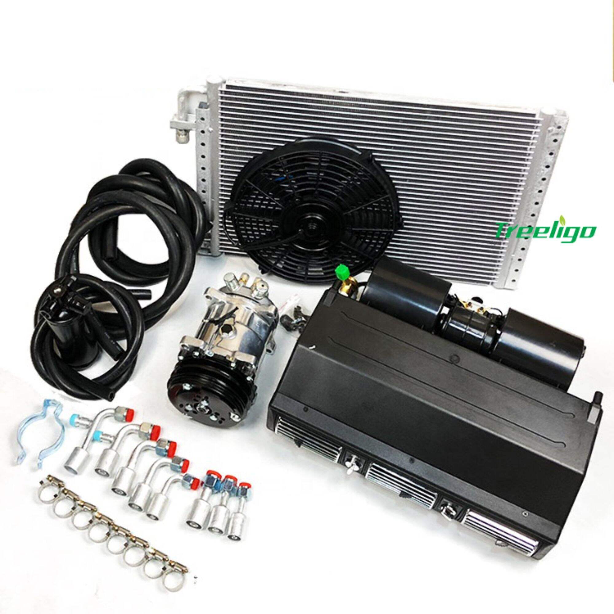 Auto Ac Evaporator Compressor Kit Universal Car A/c Air Conditioning ...