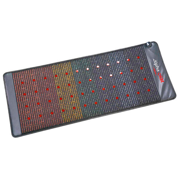 Experience deep relaxation and pain relief with an amethyst mat