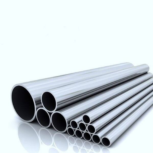 Polished stainless steel tubing