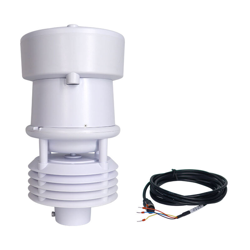 HCD6819 Multi Parameter Air Temperature Humidity Pressure Lighting Wind Rain ET0 Compact Weather Station for Agriculture details