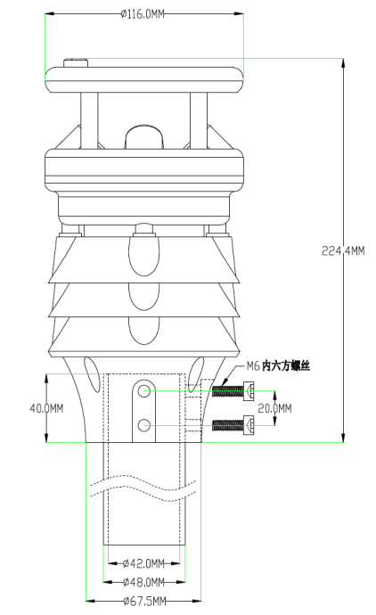 Factory price high precision Support extended parameter compact ultrasonic automatic weather station manufacture