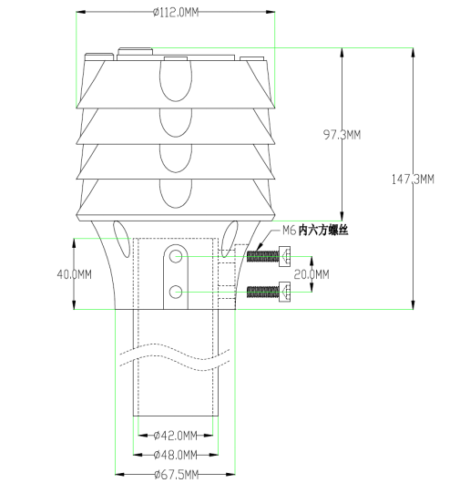 XF103 Temperature Humidity and Pressure Sensor details