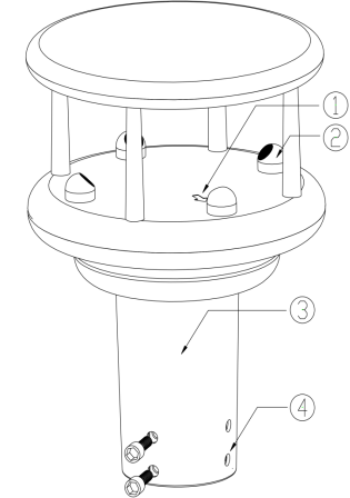 HCD6812 HIGH PRECISION TWO-IN-ONE ULTRASONIC WIND SPEED AND WIND DIRECTION WEATHER STATION details